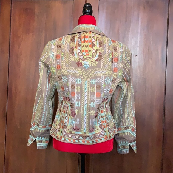 Southwestern Embroidered Jacket 8P - Picture 3 of 11